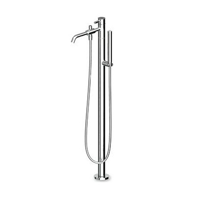 Mitigeur de baignoire Pan - Complet freestanding par le sol + fixation au sol.