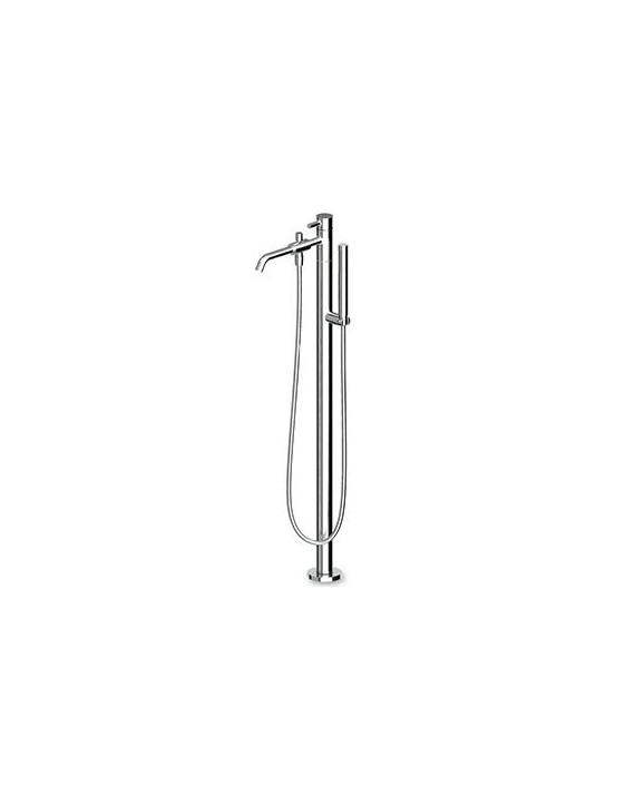 Mitigeur de baignoire Pan - Complet freestanding par le sol + fixation au sol.
