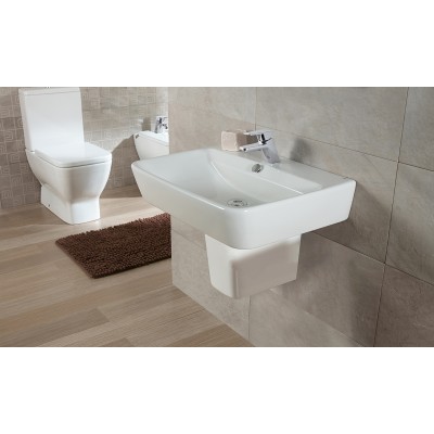 Lavabo suspendu GALA - Emma Square - De 65x45 cm.