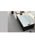 Baignoire acrylique Sensitive Flex Center - 180x100 cm - Hydromassage eau et air.