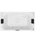 Baignoire acrylique Sensitive Flex Center Comfort - 180x100 cm - Hydromassage eau et air.