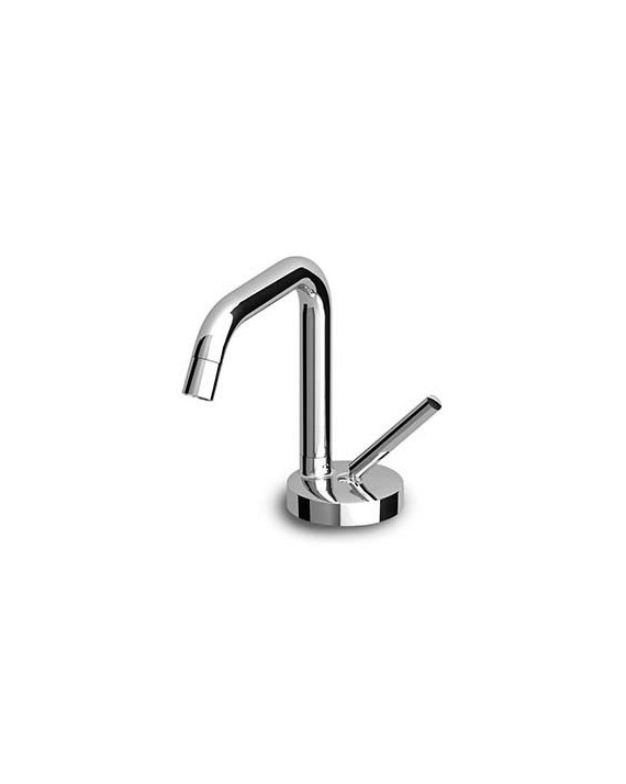 Mitigeur lavabo Isystick monotrou avec bec fixe, brise-jet.