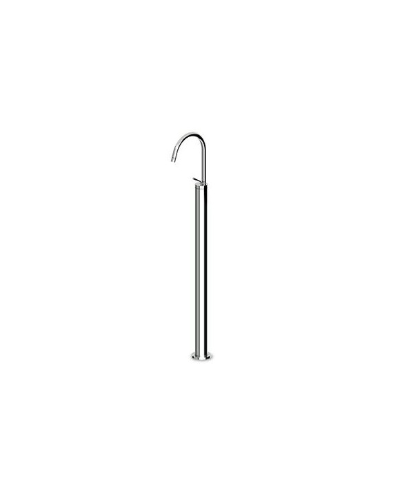 Mitigeur lavabo Isystick freestanding par le sol + fixation encastrée au sol.