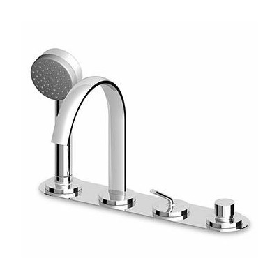 Mitigeur de baignoire Isyfresh - A 4 trous - Complet sur gorge apparent.