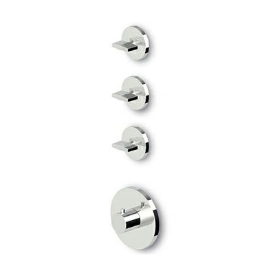 Douche thermostatique Isyfresh - à encastrer de 1/2", avec 3 robinets d'arrêt.