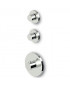 Douche thermostatique Isystick - à encastrer de 1/2", avec 2 robinets d'arrêt.