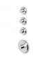 Douche thermostatique Isystick - à encastrer de 1/2", avec 3 robinets d'arrêt.