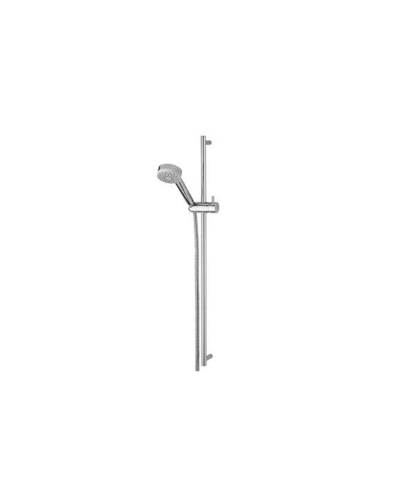Barre de douche Isystick complète, barre de 800 mm, douchette 1 jet simple Z94171, flexible 1500 mm.