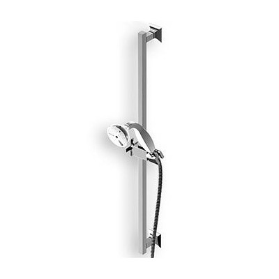 Barre de douche complète Bellagio, barre de 700 mm, douchette 1 jet simple Z94719, flexible de 1500 mm.
