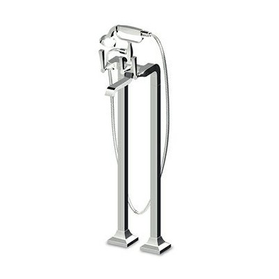 Mélangeur baignoire Bellagio freestanding avec inverseur + douchette + flexible de 1500 mm.