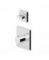 Douche Thermostatique à encastrer de 1/2'' et inverseur 2/3 voies avec arrêt + Corps encastré.