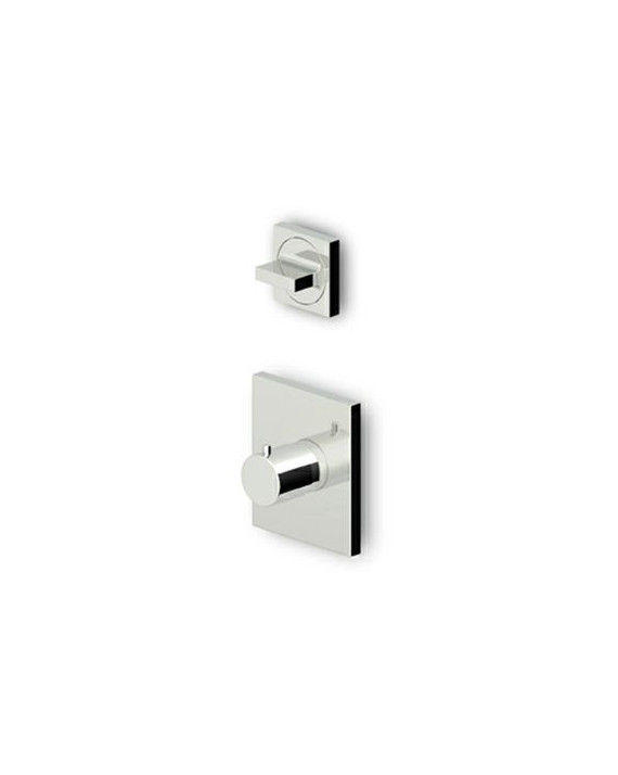 Douche Thermostatique AGUABLU à encastrer de 1/2", avec robinet d'arrêt + Corps encastré.