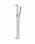 Barre de douche complète AGUABLU, barre de 800 mm, douchette en laiton 1 jet simple Z94177, flexible de 1500 mm.