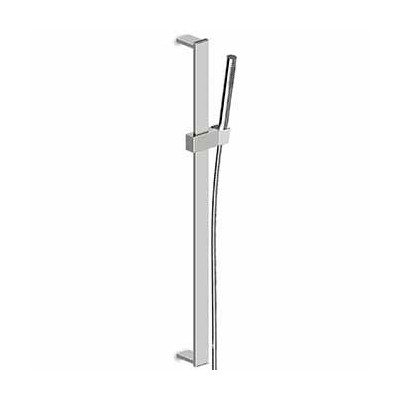 Barre de douche complète AGUABLU, barre de 800 mm, douchette en laiton 1 jet simple Z94177, flexible de 1500 mm.