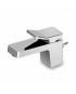 Mitigeur lavabo monotrou Soft avec vidage laiton 1 ¼.