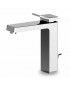 Mitigeur lavabo monotrou Soft - A grande hauteur, avec vidage  laiton 1 ¼.