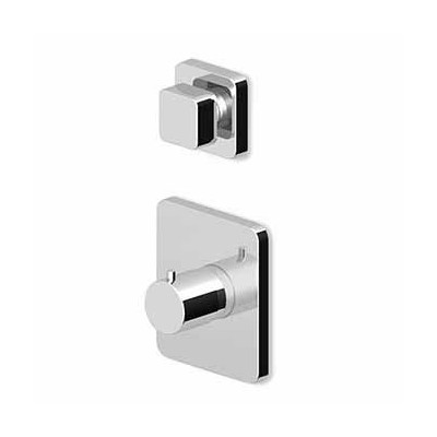 Douche Thermostatique à encastrer de 1/2", avec inverseur 2/3 voies avec arrêt + Corps encastré.