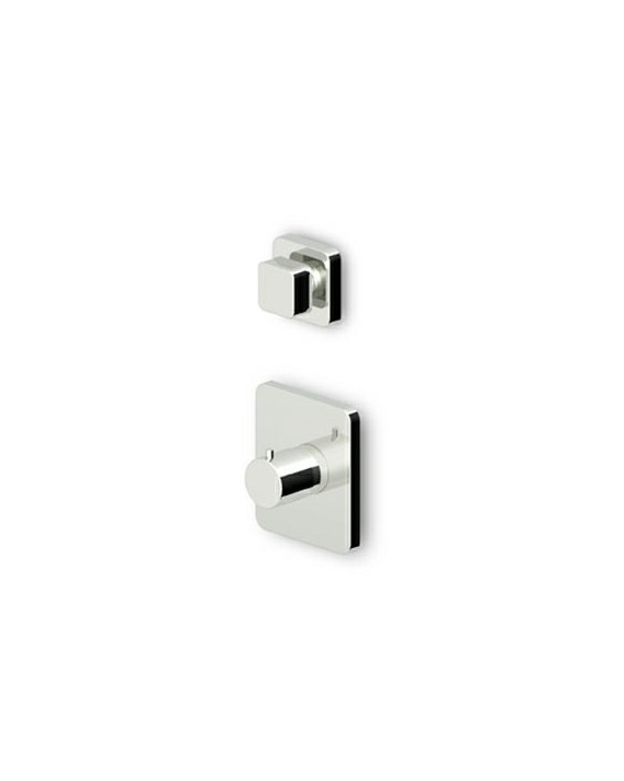 Douche Thermostatique à encastrer de 1/2", avec robinet d'arrêt + Corps encastré.