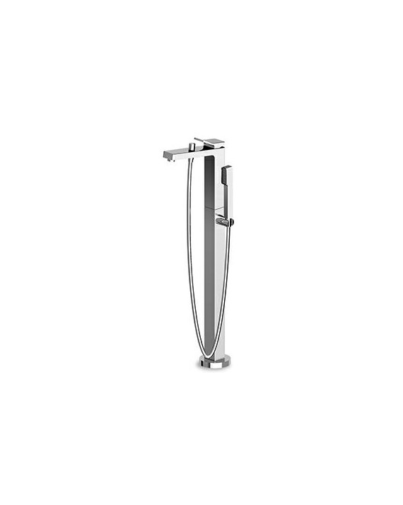 Mitigeur de baignoire Soft - Complet freestanding + fixation au sol.