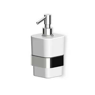 Distributeur de savon mural Soft avec récipient en céramique.