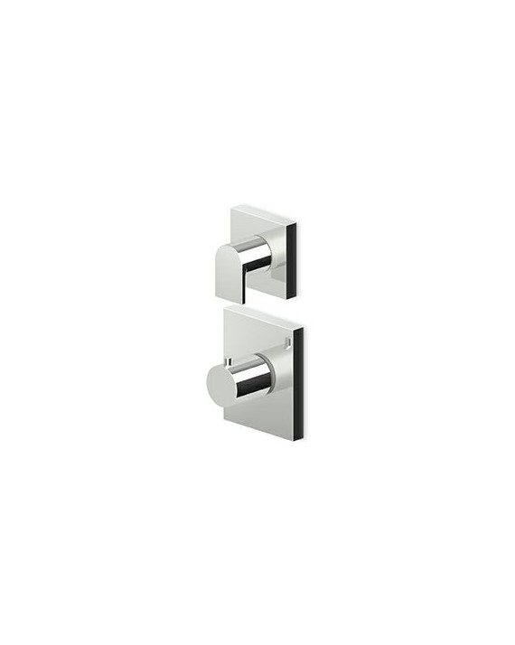 Douche Thermostatique Him à encastrer de 1/2", avec robinet d'arrêt + Corps encastré.