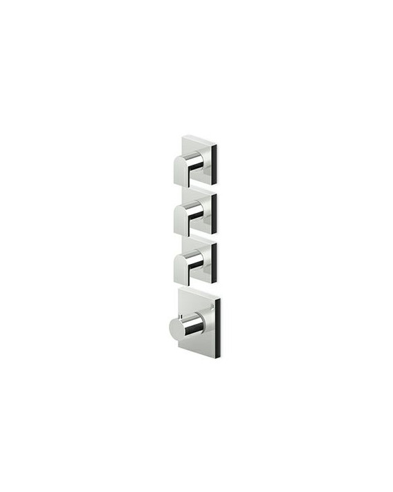 Douche Thermostatique Him à encastrer de 1/2", avec 2 robinets d'arrêt + Corps encastré.