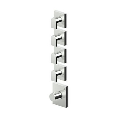 Douche Thermostatique Him à encastrer de 1/2", avec 4 robinets d'arrêt + Corps encastré.