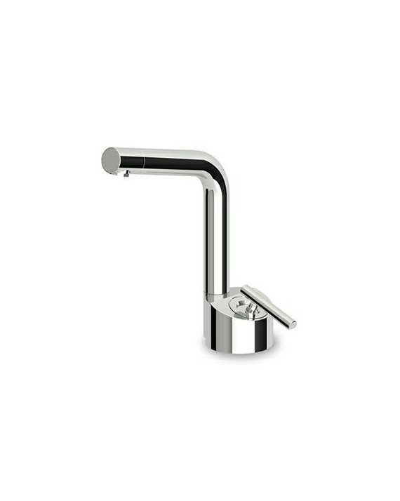 Mitigeur lavabo monotrou Closer avec bec orientable.