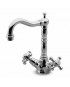 Mélangeur lavabo Delfi avec bec orientable + vidage laiton 1 ¼".