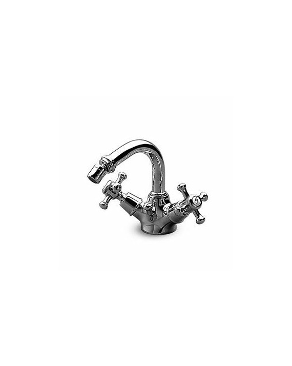 Mélangeur de bidet Delfi avec bec orientable + vidage laiton 1 ¼".