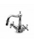 Mélangeur de bidet Delfi avec bec orientable + vidage laiton 1 ¼".