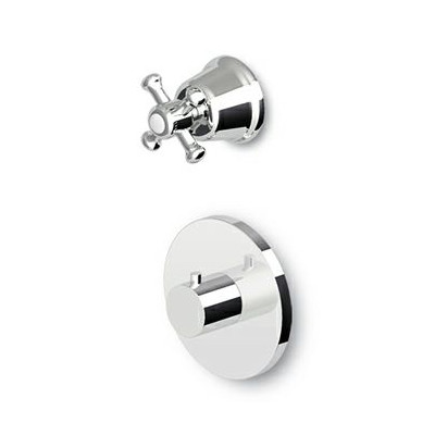 Douche Thermostatique Delfi à encastrer de 1/2", avec robinet d'arrêt + Corps encastré.
