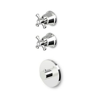 Douche Thermostatique Delfi à encastrer de 1/2", avec 2 robinets d'arrêt + Corps encastré.