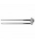 Porte-serviettes Delfi - Double-barre - 48 cm.