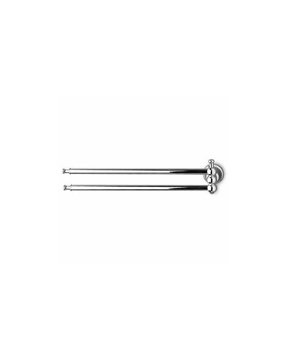 Porte-serviettes Delfi - Double-barre - 48 cm.