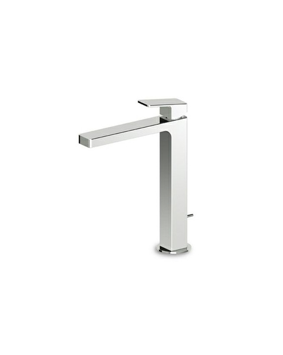 Mitigeur lavabo monotrou Jingle + vidage laiton 1 ¼"- A grande hauteur -