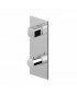 Douche Thermostatique Jingle à encastrer de 1/2", avec inverseur 2/3 voies avec arrêt + Corps encastré.