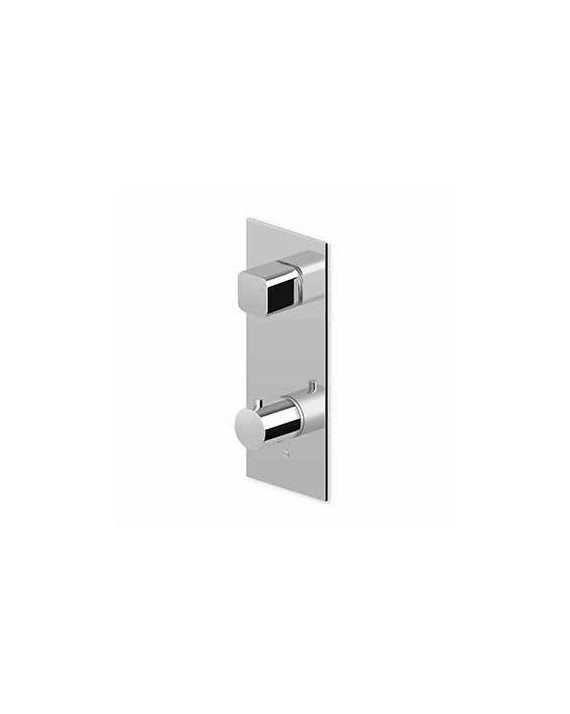 Douche Thermostatique Jingle à encastrer de 1/2", avec inverseur 2/3 voies avec arrêt + Corps encastré.