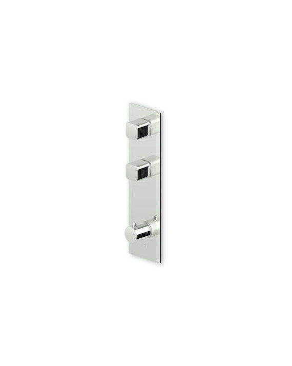 Douche Thermostatique Jingle à encastrer de 1/2", avec 2 robinets d'arrêt + Corps encastré.