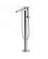 Mitigeur de baignoire Jingle - Complet freestanding par le sol + fixation au sol.