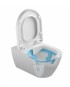 Cuvette suspendue Gala - Emma Round - Rimeless - 54 x 36 cm.