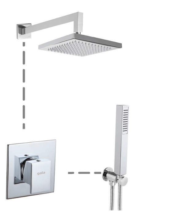 Mitigeur de douche encastré GALA - Kirei - 1 voie.