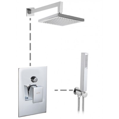 Mitigeur de douche encastré GALA - Kirei - 2 voies + Inverseur automatique .