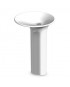 Vasque FARAWAY freestanding en Cristalplant® à évacuation au sol