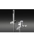 Mitigeur bain/douche apparent GALA - Cosmo  - Complet.