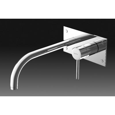 Mitigeur lavabo GALA - Cosmo - Mural sur plaque.