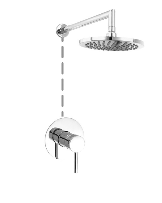 Mitigeur de douche encastré GALA - Cosmo - 1 voie.