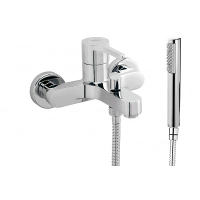 Mitigeur bain/douche apparent GALA - Silk - Complet.