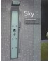 Colonne de douche hydromassante GALA - SKY WHITE.
