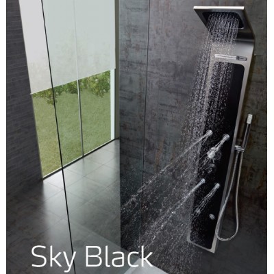 Colonne de douche hydromassante GALA - SKY BLACK.